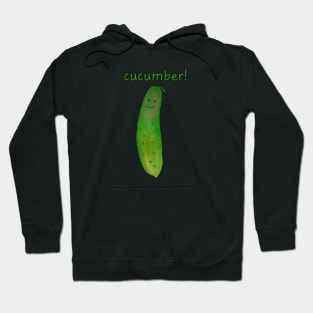 Cucumber With Face Hoodie